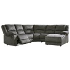 Signature Design by Ashley Benlocke 30402S10 5 pc Reclining Sectional with Chaise