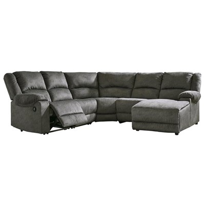 Signature Design by Ashley Benlocke 30402S10 5 pc Reclining Sectional with Chaise