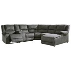 Signature Design by Ashley Benlocke 30402S11 6 pc Reclining Sectional with Chaise