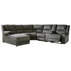Signature Design by Ashley Benlocke 30402S9 6 pc Reclining Sectional with Chaise