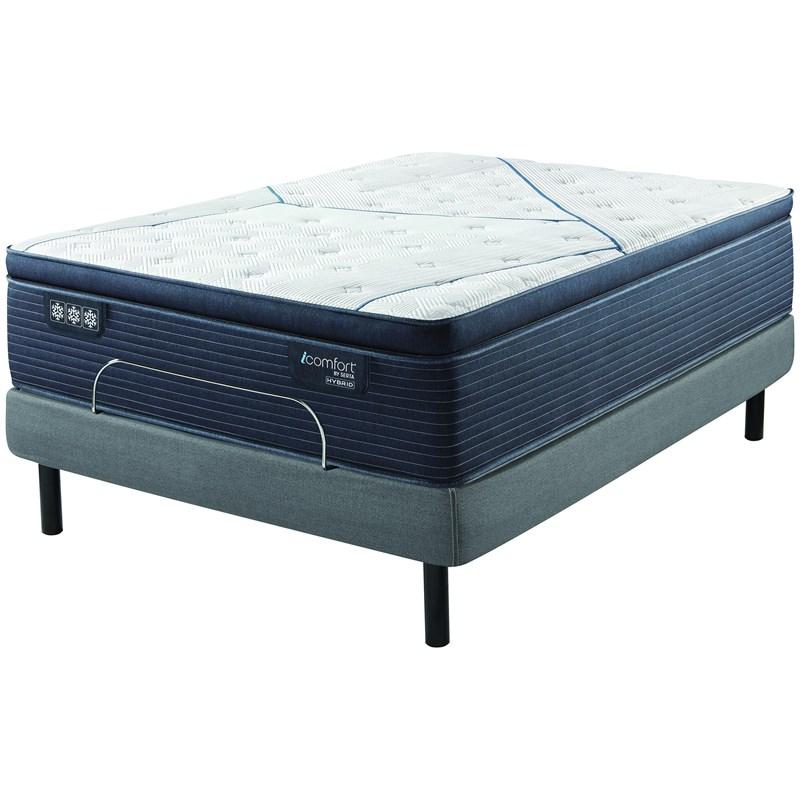 Large Picture of Serta CF3000 Hybrid Quilted Plush Euro Top Mattress (California King)
