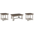 Signature Design by Ashley Havalance T814T1 Coffee Table and 2 End Tables