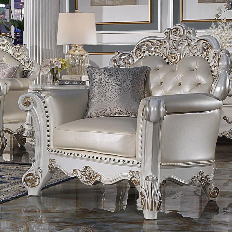 Acme Furniture Vendome LV01326 Chair with Pillow