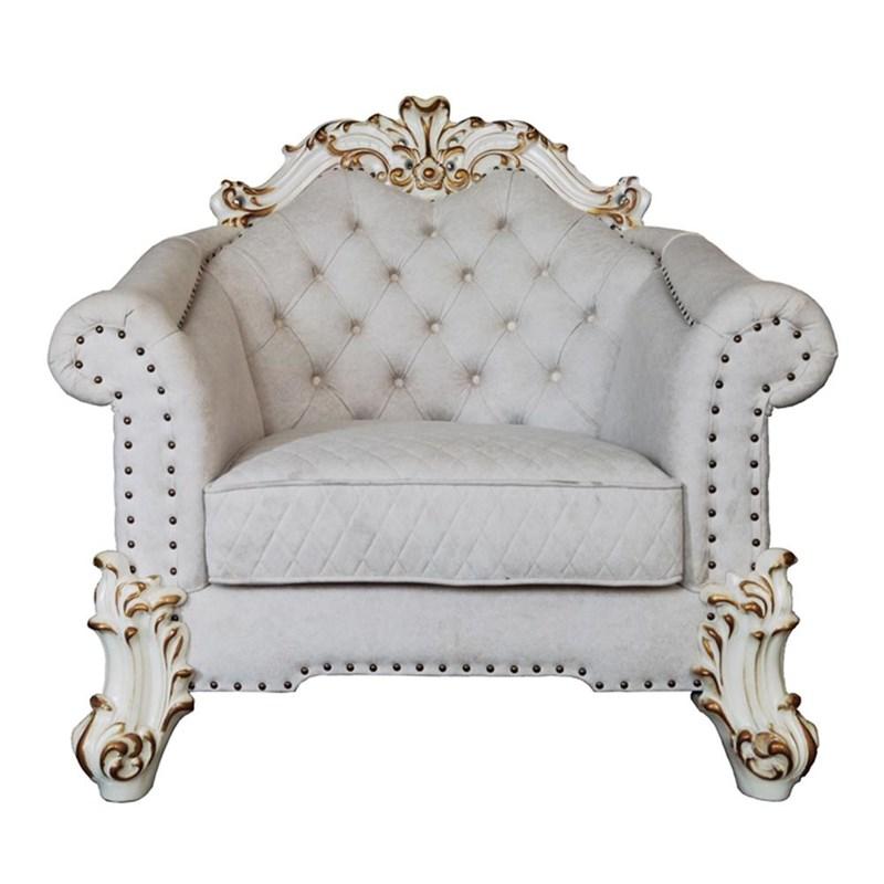 Large Picture of Acme Furniture Vendome II LV01331 Chair with 2 Pillows