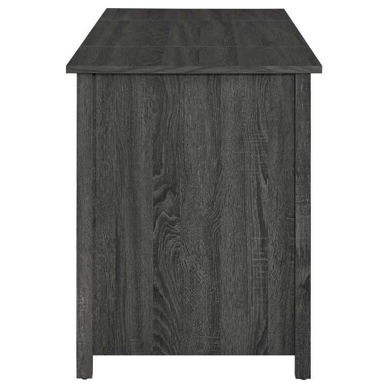 Large Picture of Coaster Furniture Dylan 801576 60-inch 4-Drawer Lift Top Office Desk - Weathered Grey