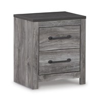 Signature Design by Ashley Bronyan B1290-92 Two Drawer Night Stand (Nightstands - 2 Drawers)