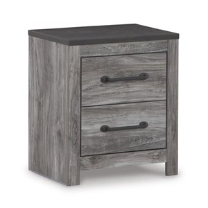Signature Design by Ashley Bronyan B1290-92 Two Drawer Night Stand (Nightstands - 2 Drawers)