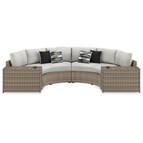 Signature Design by Ashley Calworth P458P10 4 pc Outdoor Sectional