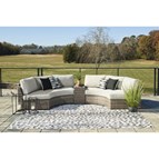 Signature Design by Ashley Calworth P458P8 3 pc Outdoor Sectional