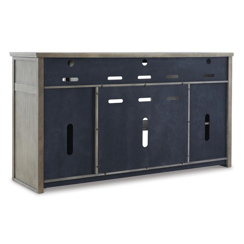 Large Picture of Signature Design by Ashley Moreshire W659-68 XL TV Stand w/Fireplace Option