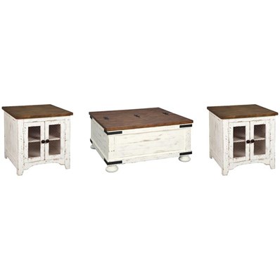 Signature Design by Ashley Wystfield T459T1 Coffee Table and 2 End Tables