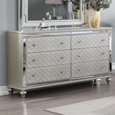 Crown Mark Cristian B1680-1 Dresser - Champagne