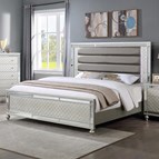 Crown Mark Cristian B1680 King Bed - Champagne