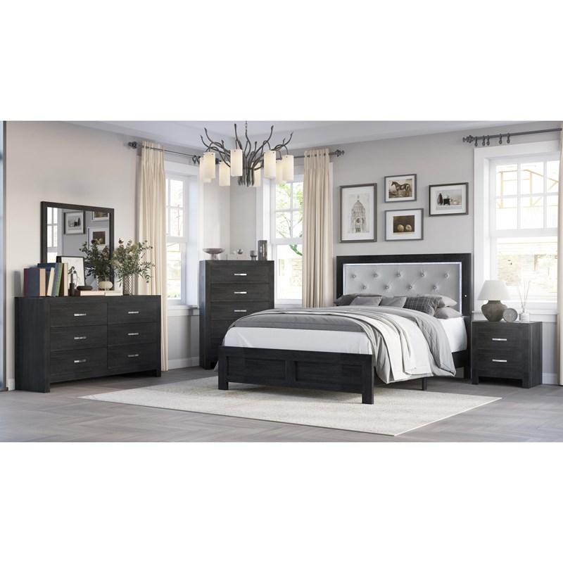 Large Picture of Crown Mark Jaylen B9280-2 Nightstand