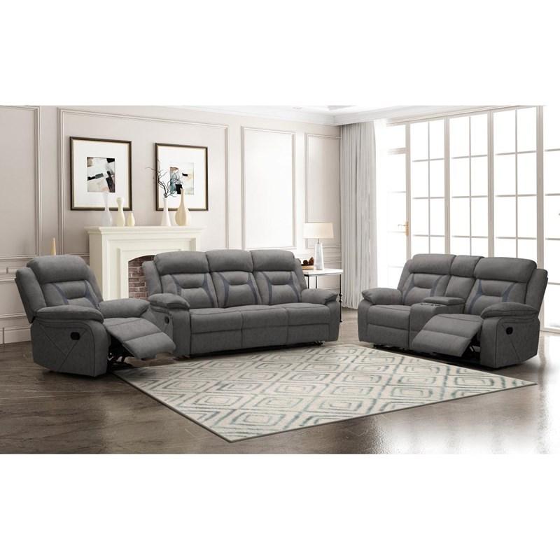 Canapé inclinable Liberty en tissu (698020) image 2