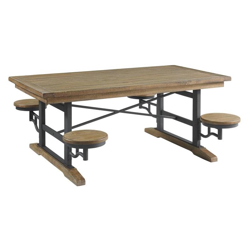 Intercon Furniture Highland HI-TA-4076-SWH-C Cafeteria Table - Sandwash
