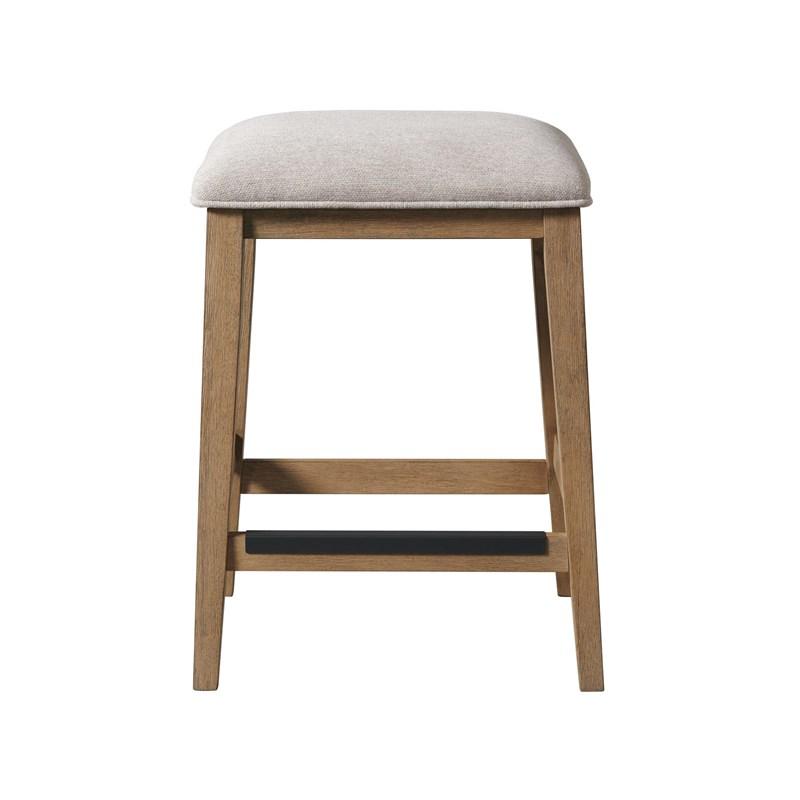 Large Picture of Intercon Furniture Landmark LM-BS-65C-WOA-K24 Backless Stool