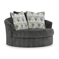Signature Design by Ashley Biddeford 3550421 Oversized Swivel Accent Chair (Accent Chairs - Swivel)