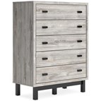 Signature Design by Ashley Vessalli B1036-345 Five Drawer Wide Chest