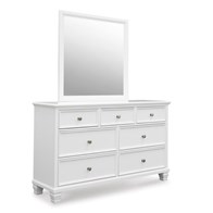 Signature Design by Ashley Fortman B680B1 Dresser and Mirror (Dressers - 7 Drawers)
