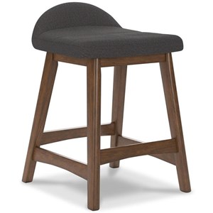Signature Design by Ashley Lyncott D615-224 Upholstered Barstool (Dining Seating - Stools)