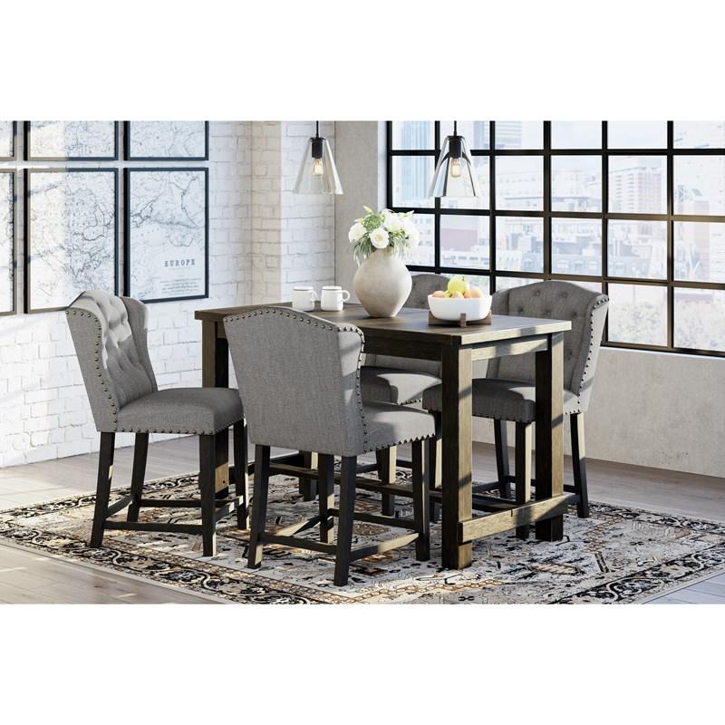 Large Picture of Signature Design by Ashley Jeanette D702-224 Upholstered Barstool