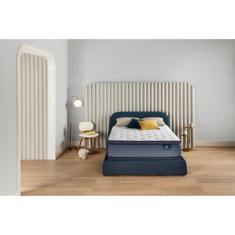 Large Picture of Serta Cozy Escape Plush Pillow Top Mattress Set (Full)