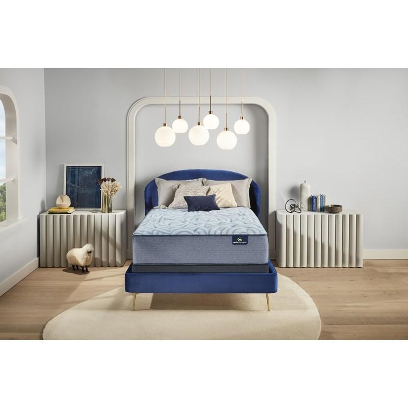 Large Picture of Serta Luminous Sleep Plush Tight Top Mattress Set (Queen)