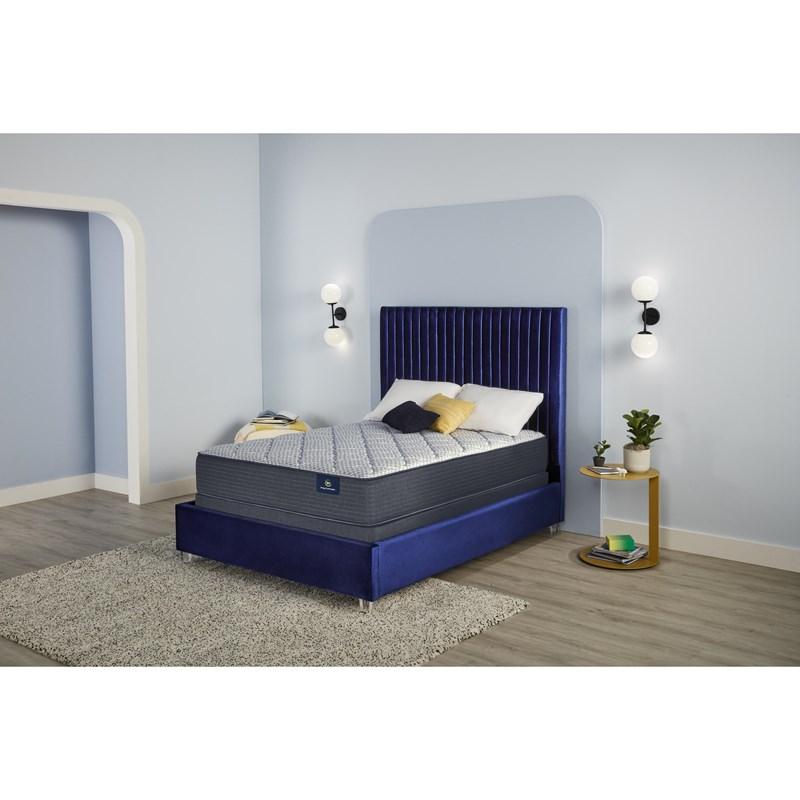 Large Picture of Serta Serene Sky Plush Mattress Set (Twin XL)