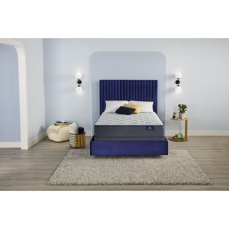 Large Picture of Serta Serene Sky Plush Mattress Set (Twin XL)