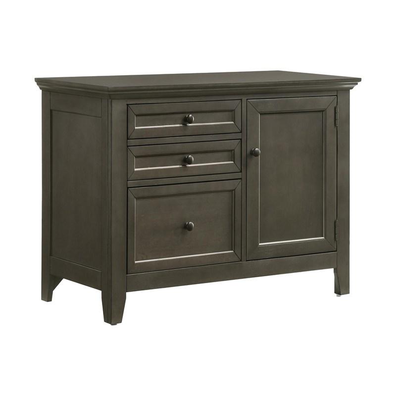 Intercon Furniture San Mateo SM-HO-4130D-GRY-C Credenza - Grey