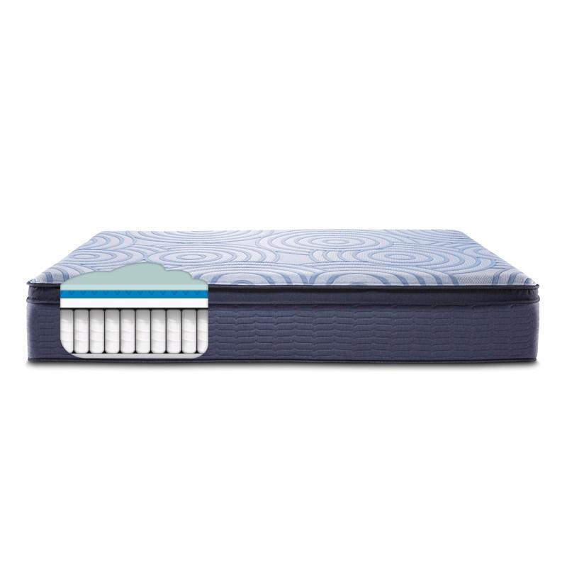Large Picture of Serta Perpetual Plush Pillow Top Mattress Set (Queen)