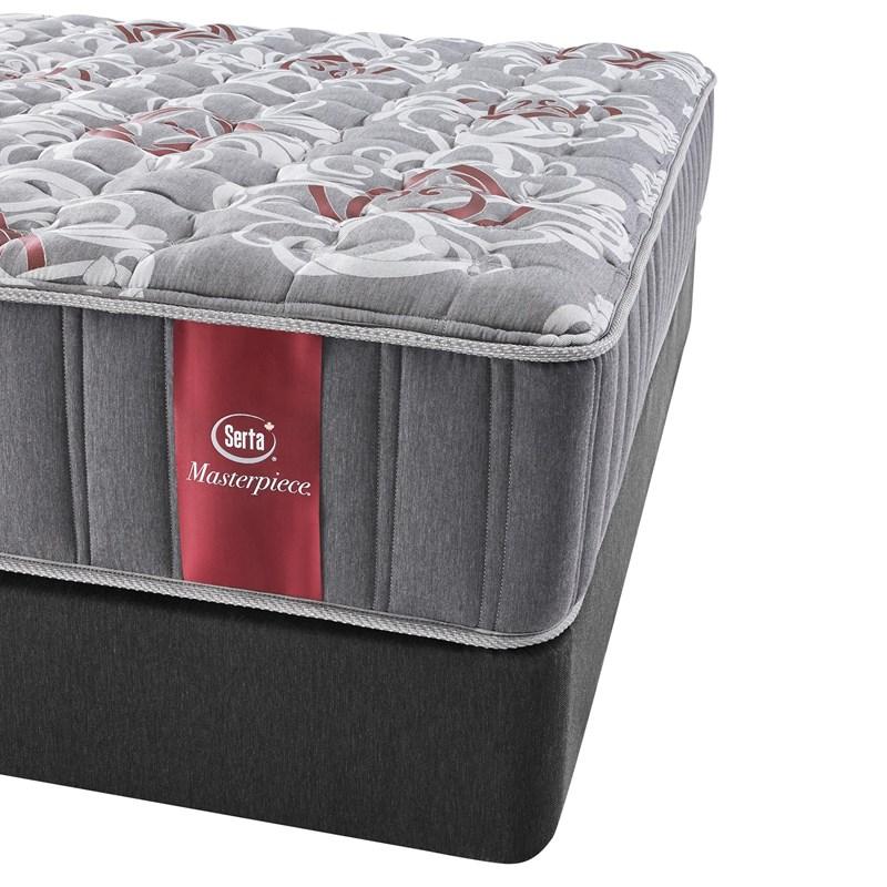Large Picture of Serta Louvre Plush Tight Top Mattress Set (Twin XL)
