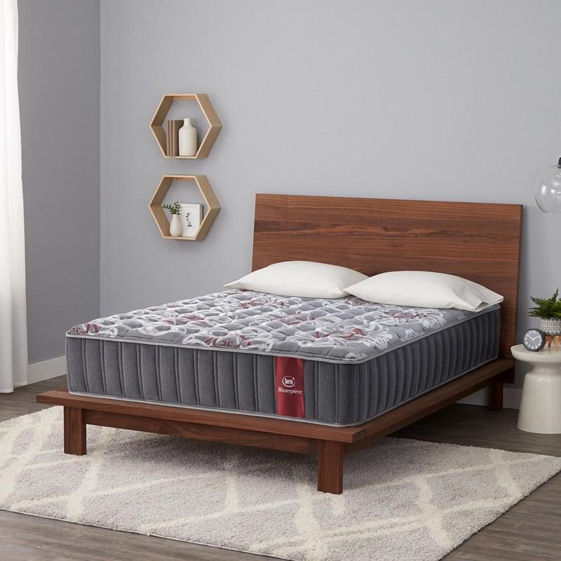 Large Picture of Serta Louvre Plush Tight Top Mattress Set (Twin XL)