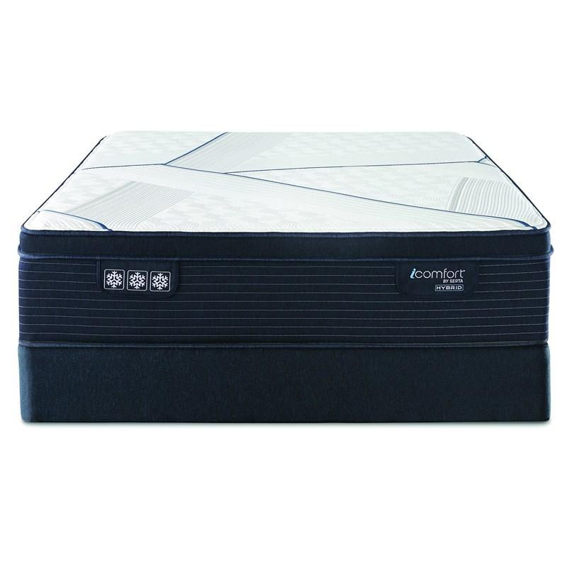 Large Picture of Serta CF3000 Hybrid Smooth Firm Euro Top Mattress (Twin)