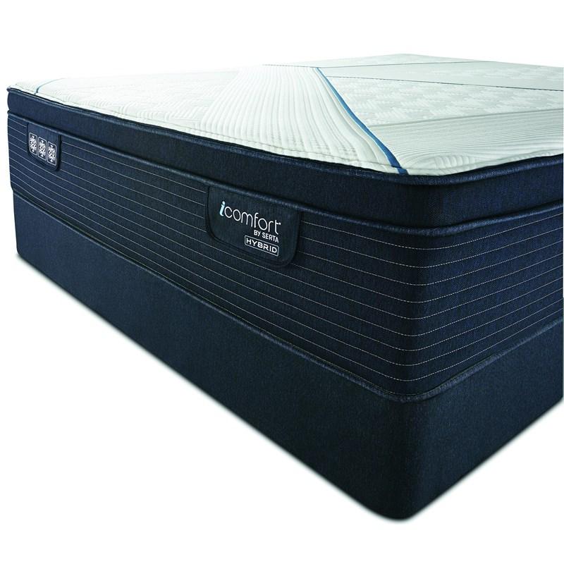 Large Picture of Serta CF3000 Hybrid Smooth Firm Euro Top Mattress (Queen)