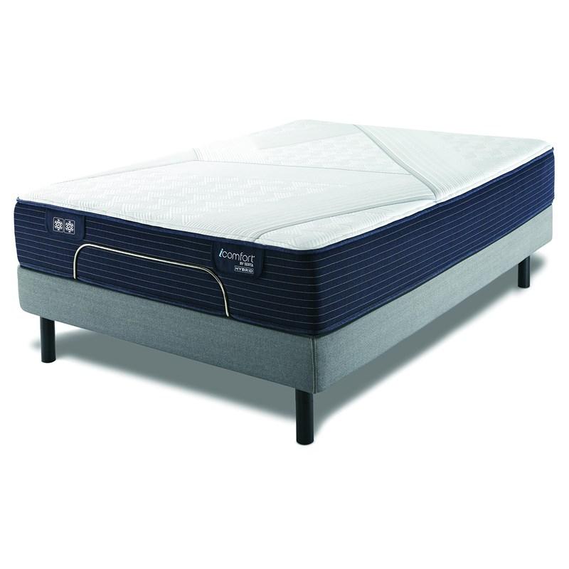 Large Picture of Serta CF2000 Hybrid Smooth Firm Mattress Set (Queen)