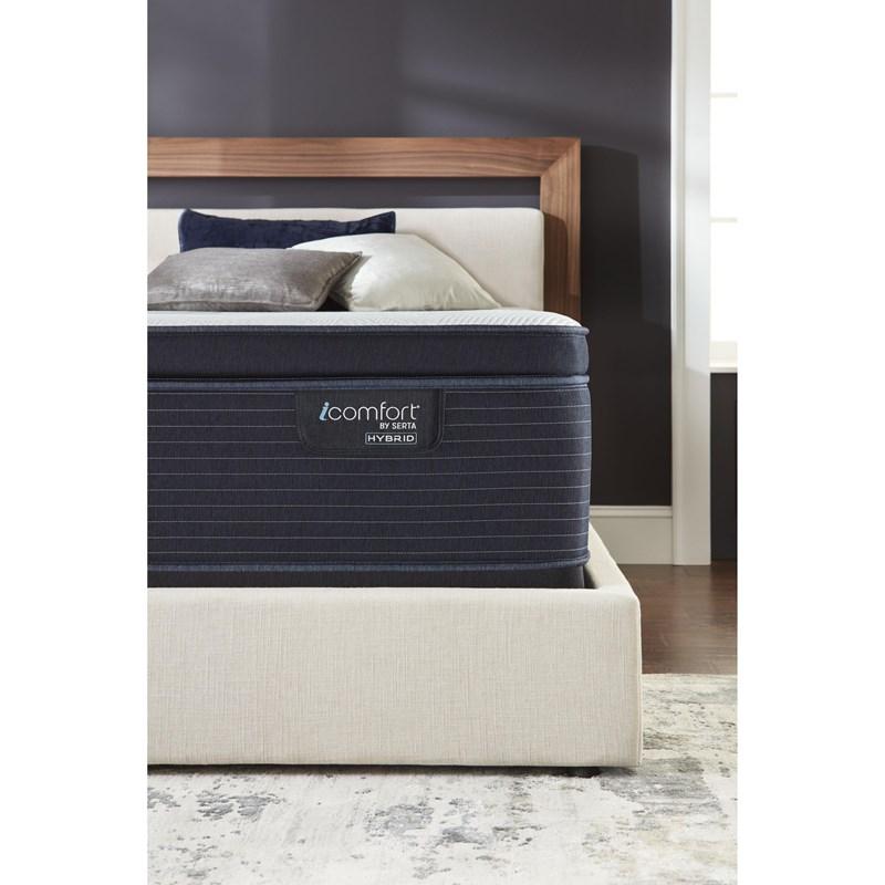 Large Picture of Serta CF3000 Hybrid Quilted Firm Euro Top Mattress Set (Twin XL)
