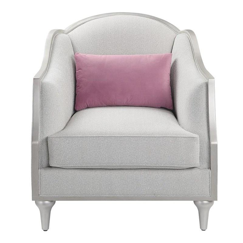 Large Picture of Acme Furniture Kasa LV01501 Chair with Pillow