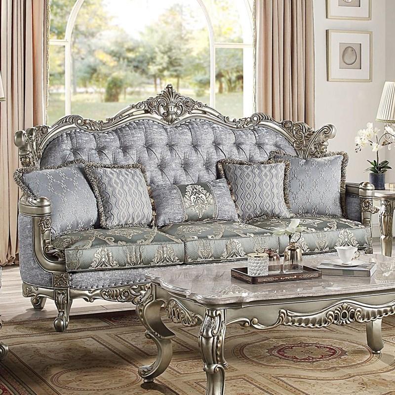 Acme Furniture Miliani LV01780 Sofa with 5 Pillows