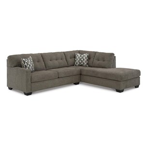 Signature Design by Ashley Mahoney 31005S2 2 pc Sectional with Chaise (Sectionals - Stationary)