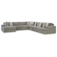 Signature Design by Ashley Avaliyah 58103S9 7 pc Sectional with Chaise (Sectionals - Stationary)