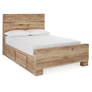 Signature Design by Ashley Hyanna B1050B25 Full Panel Bed with 1 Side Storage (Beds - Full)