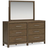 Signature Design by Ashley Cabalynn B974B1 Dresser and Mirror (Dressers - 6 Drawers)