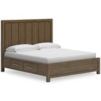 Signature Design by Ashley Cabalynn B974B8 King Panel Bed with Storage