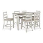 Signature Design by Ashley Skempton D394-423 Rectangular Dining Room Counter Table Set