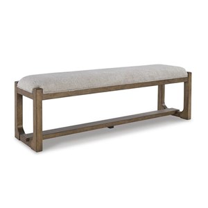 Signature Design by Ashley Cabalynn D974-00 Large Upholstered Dining Room Bench (Dining Seating - Benches)