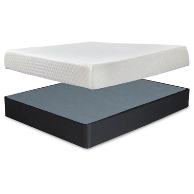 Sierra Sleep 10 Inch Chime Memory Foam M699M1 King Mattress and Foundation