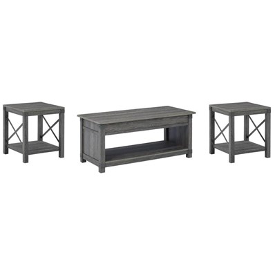 Signature Design by Ashley Freedan T175T1 Coffee Table and 2 End Tables