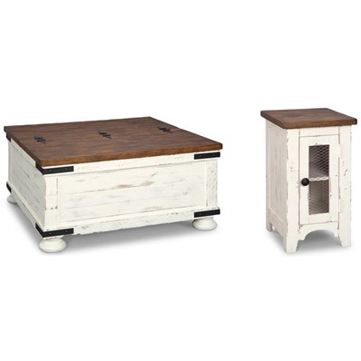 Signature Design by Ashley Wystfield T459T4 Coffee Table and Chairside End Table